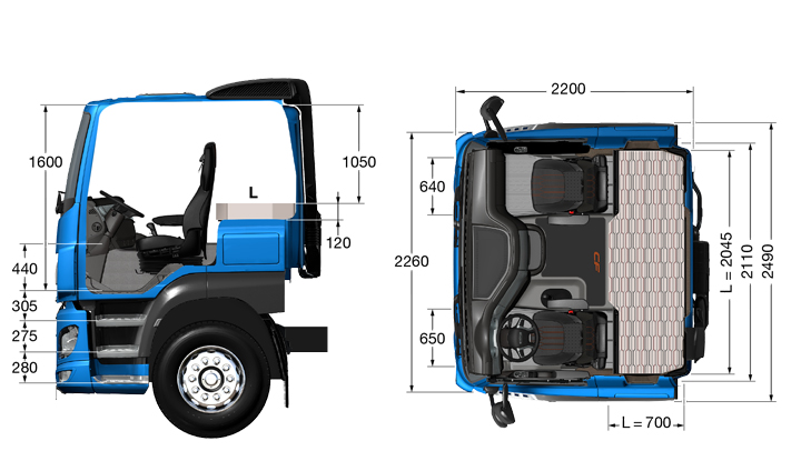 DAF CF Sleep MX-13